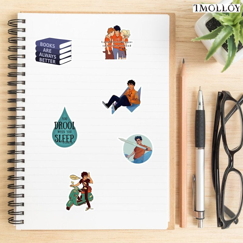 Adesivos à prova d'agua impermeáveis Percy Jackson