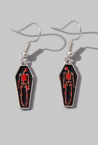Brinco Nico di Angelo - Caixão com Esqueleto