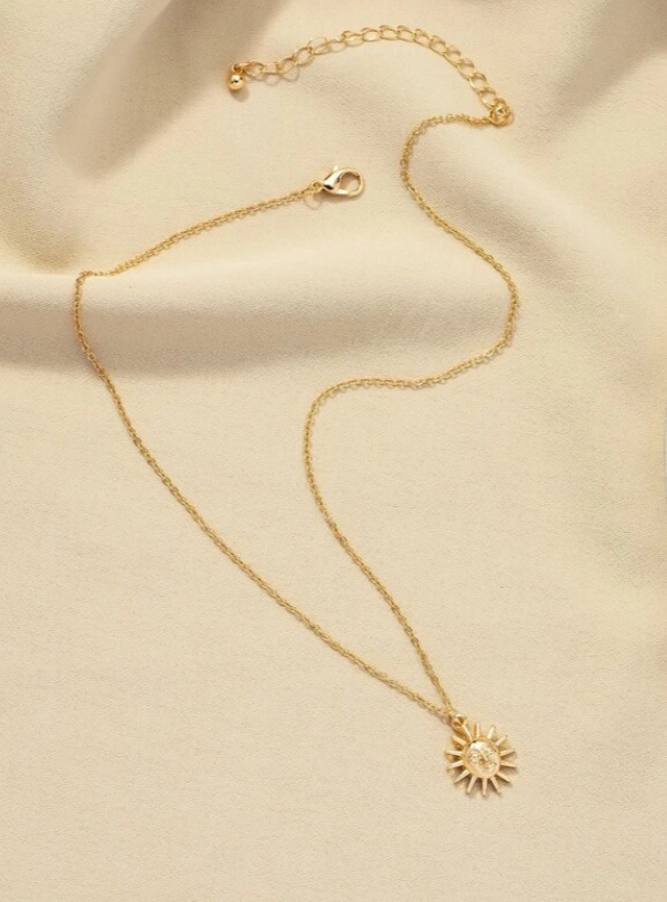 Colar Apolo Pingente de Sol