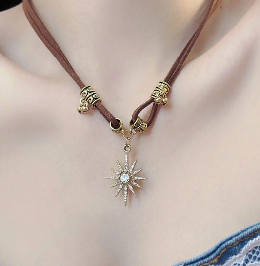 Colar Cravejado Deus Do Sol  - Apolo