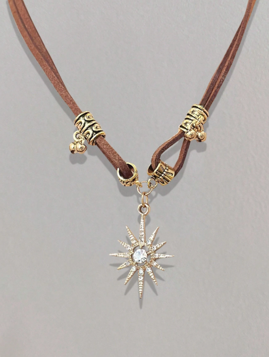 Colar Cravejado Deus Do Sol  - Apolo